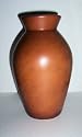 "ABC Products" - Style Selections - Decorative Sculptured Ceramic Vase (Vintage reddish Brown Finish.