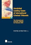 The International Criminal Tribunal for Rwanda 2009