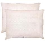 BedSack Twin Pack Pink Print Bed Pillow Set