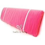 LA Linen Tulle Bolt, 54" x 40 yd, Hot Pink