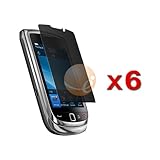 Privacy LCD Screen Protector Cover for Blackberry Torch 9800 (6 Packs)