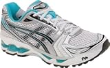 ASICS® Womens Gel-Kayano XIV ( sz. 09.0, White/Onyx/Turquoise )