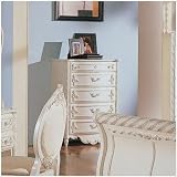 Alexandria White Pearl Chest by Coaster Furniture