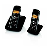 Gigaset  AS180 Duo T�l�phone sans fil DECT / GAP Noirpar Gigaset