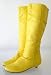 Couture Discount Damenstiefel: London Look: Slouch Stiefel Boots Gelb (ST163)