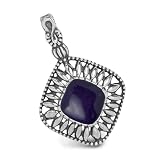 Carolyn Pollack Sterling Silver Color Connections Sumptuous Lapis Enhancer
