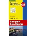 Falk Regionalkarte Ruhrgebiet - K�ln - M�nster 1:150 000