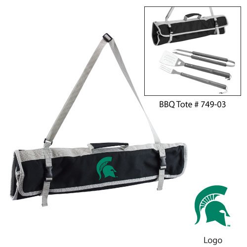 Michigan State Spartans NCAA BBQ Tote (Black)