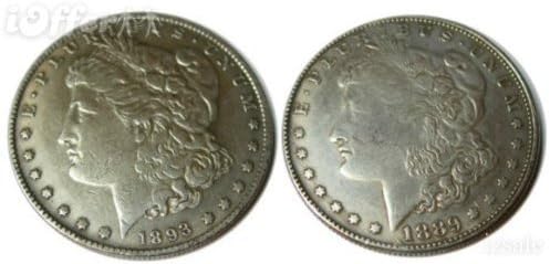 Two face Morgan dollar Replica Free S/H