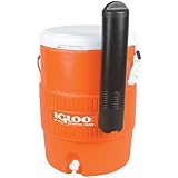 Igloo 10 Gallon Seat Top Beverage dispenser with spigot and Cup Dispenser