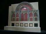 The Floral Hall At Covent Garden in London As an Architectural Model or Single Bookend By Timothy Richards