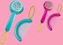 BEABA PINK BRUSH AND COMB SET