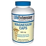 Life Extension Magnesium Caps (500mg, 100 Vegetarian Capsules)