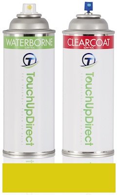 Mazda Miata Automotive Aerosol Spray Paint - Blazing Yellow Mica Metallic Tricoat 26S On Sale