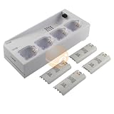 Eforcity Brand New Premium Charging and Docking station for Nintendo Wii + FREE 4 Rechargeable Batteries