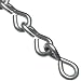CM 684154 Jack Chain, Bright, 100' Length, 29 lbs Load Capacity