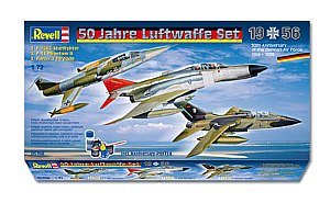Childrens Toyshop  Spielwaren : Revell Modellbausatz 05766 - Geschenkset "50 Jahre Luftwaffe" Set im Maßstab 1:72