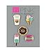 INPINK Fashion Jewelry Sweet Treats Bright Enamel Pin Pack