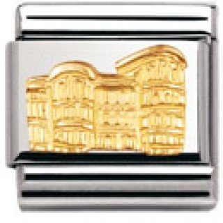Nomination Composable Classic SYMB. DEUTSCHL. RELIEF Edelstahl und 18K-Gold (\"Porta  Preisvergleich