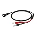 Cal Test Electronics CT2424 PVC Jacketed Coaxial Cable Assembly, BNC Male to Banana Plug Connector, 75 Ohm (Pack of 10)