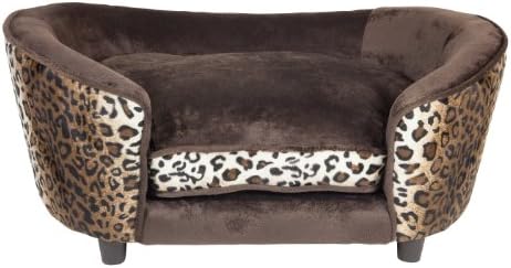 Leopard Lit ultra doux pour chien Motif léopard