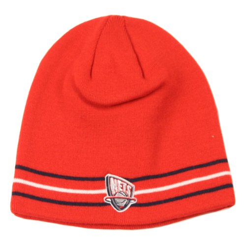 New Jersey Nets 3-Pin Stripe Knit Beanie
