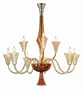 Waterford Crystal Cala Chandelier 9 Arm - Spicy Amber