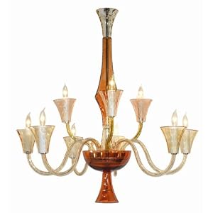 Waterford Crystal Cala Chandelier 9 Arm - Spicy Amber by 
