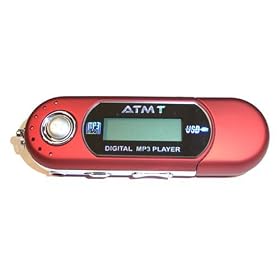ATMT MINI MP3 512MB Player - Red