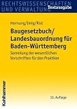 Produkt-Bild: Baugesetzbuch/Landesbauordnung f&uuml;r Baden-W&uuml;rttemberg: Sammlung der wesentlichen Vorschriften f&uuml;r den Praktiker