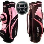Golf Girl Deluxe Pink & Black Cart Bag
