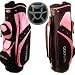 Sporting Goods : Golf Girl Deluxe Pink & Black Cart Bag
