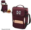 Mississippi State University Bulldogs Bottle Wine Tote Cooler Bag Embroidered