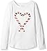 The Children's Place Girls' Long Sleeve Holiday Graphic Tee