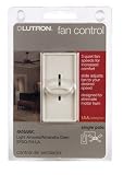 Lutron #SFSQ-FH-LA 1.5A Almond SP Fan Control