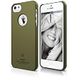 elago S5 Slim Fit Case for iPhone 5 + HD Professional Extreme Clear film included - Full Retail Packaging - Soft Feeling Camo Green