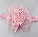 Tonsee 1PC Lovely Rhinestone Unusual Angel Girls Baby Pearl Flowers Hairband Headbands Pink
