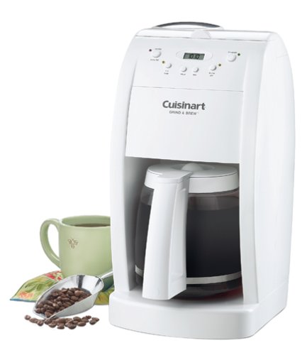 Cuisinart DGB-500 Grind & Brew, White