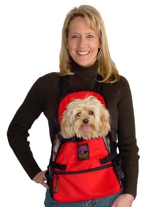 RED - Outward Hound Pet-a-Roo Carrier