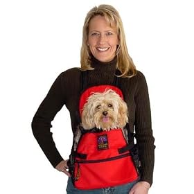 Pet-A-Roo Front Pet Carrier, Small RED