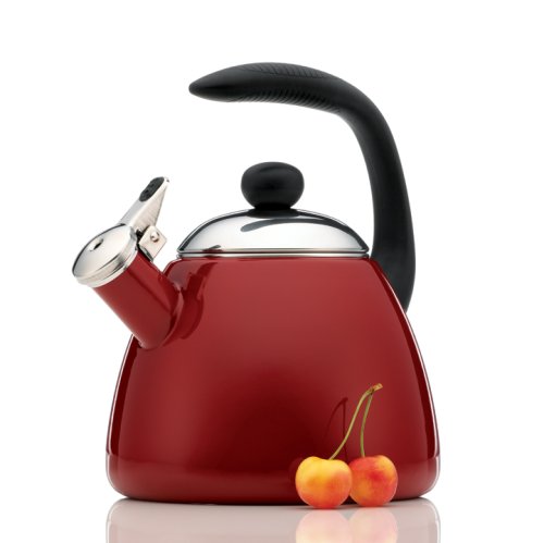 "Farberware Bella 2-1/2-Quart Teakettle, Garnet"