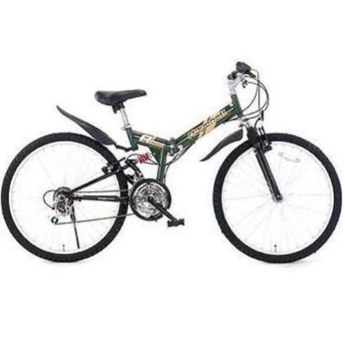 Raychell(レイチェル) Wサスペンション折り畳み自転車/MTB-2618S 26インチ MTB2618