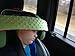 Nonods Car Seat Head Support/headband Green/pink