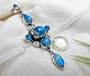 Completely Handcrafted - Designer Sterling Silver Top Fire Moonstone Pendant