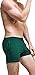 Linemoon Men's Solid Cotton Sleep Bottoms Fashion Green Simple Active Shorts 29-33 Inches