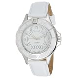 XOXO Womens XO3187 Silver Dial White Strap Wat