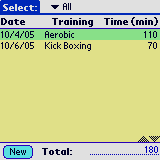 Training Time Track downloadable Software