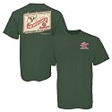 Nebraska Cornhuskers Green Deer Hunt Label T-shirt