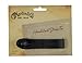 Martin Headstock Tie – Black | Leather Strap Adapter for Guitars without Neck Heel Button