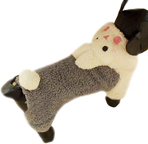Hot Adorable Bunny Dog Costumes Dog Hoodie Jumpsuit Dog Coat Pet Dog Clothes (Grey, XS)
